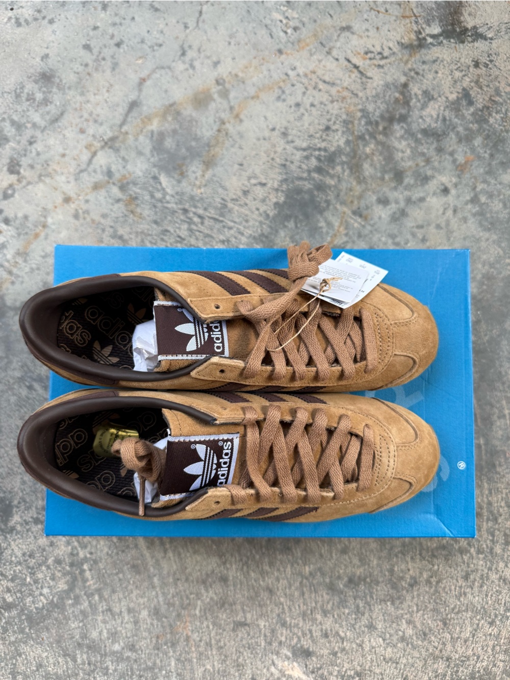 Adidas Country Japan Brown Suede Sneakers Men’s 8.5 New •